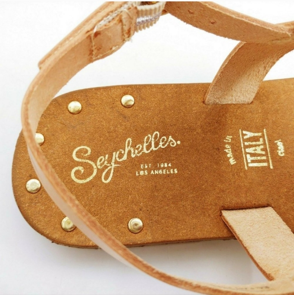 NWT Italy Seychelles Day of Rest genuine Leather Sandals - Picture 2 of 10
